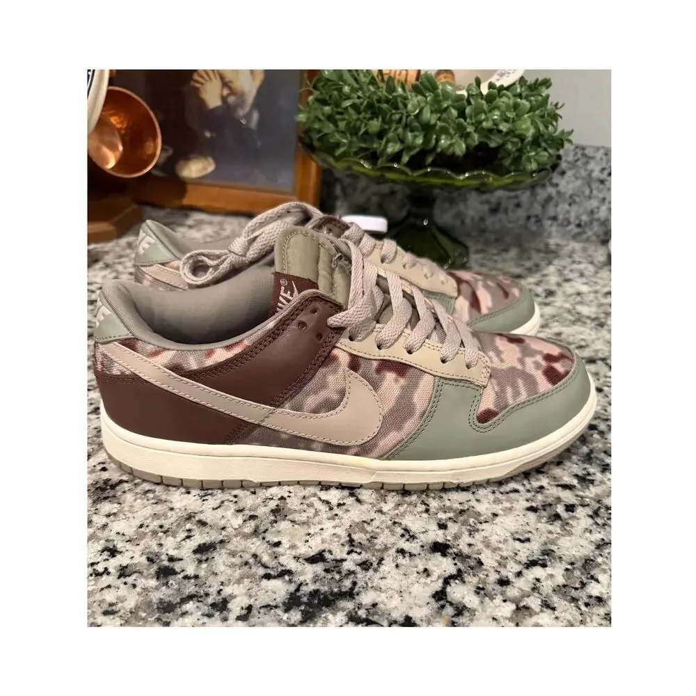 Nike Dunk Low Premium Md Olive Chino 307696-351 Men's 9.5 Rare w/ Box Authentic
